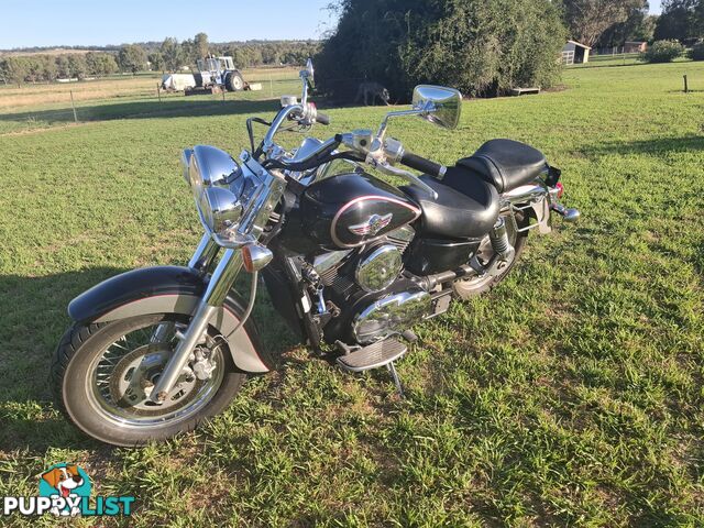2001 Kawasaki Vulcan 1500 Classic (VN1500) cruiser road
