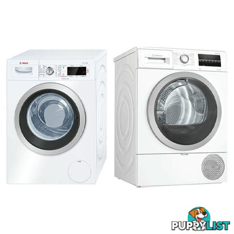 Bosch 8kg/8kg Laundry Package WAW28460AUWTR85T00AU - WAW28460AUWTR85T00AU - 48.6kg