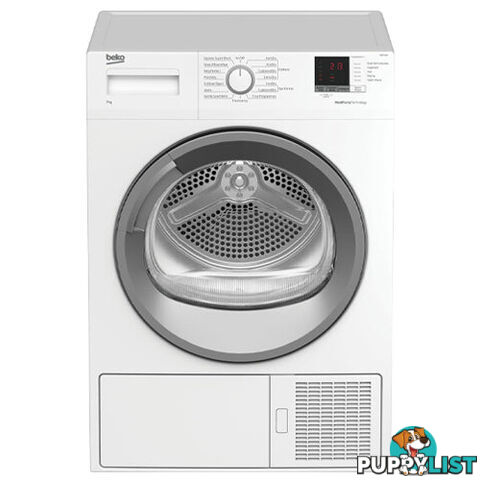 Beko 7kg Heat Pump Dryer BDP710W - BDP710W - 43kg