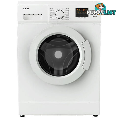 Akai AK-FL8S Front Load Washing Machine 8kg - AK-FL8S - 65kg