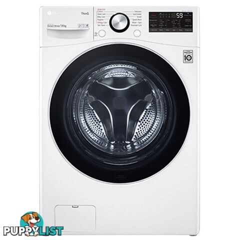 LG 14kg Front Load Washing Machine WXL-1014W - WXL-1014W - 83kg