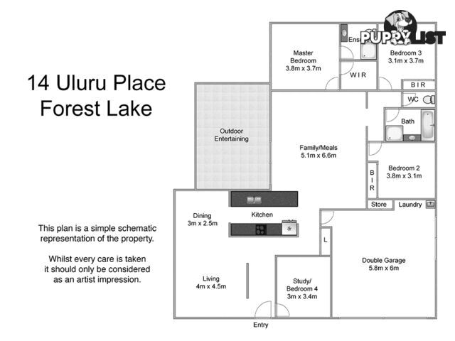 14 Uluru Place FOREST LAKE QLD 4078