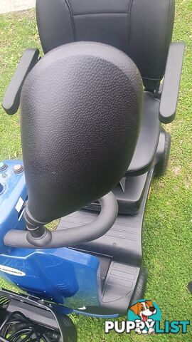 Equipmed Pathline Mid-Sized Electric Mobility Scooter-Blue