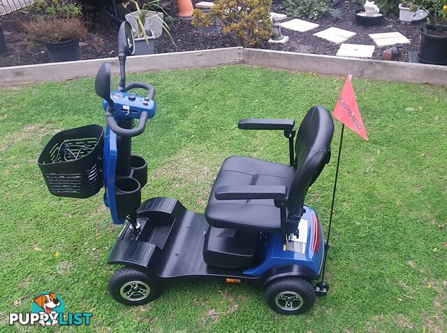 Equipmed Pathline Mid-Sized Electric Mobility Scooter-Blue
