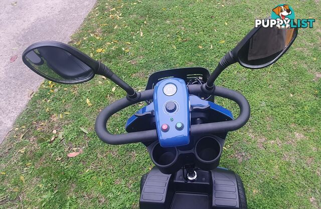 Equipmed Pathline Mid-Sized Electric Mobility Scooter-Blue
