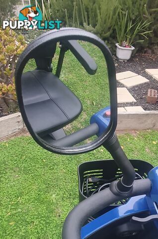Equipmed Pathline Mid-Sized Electric Mobility Scooter-Blue