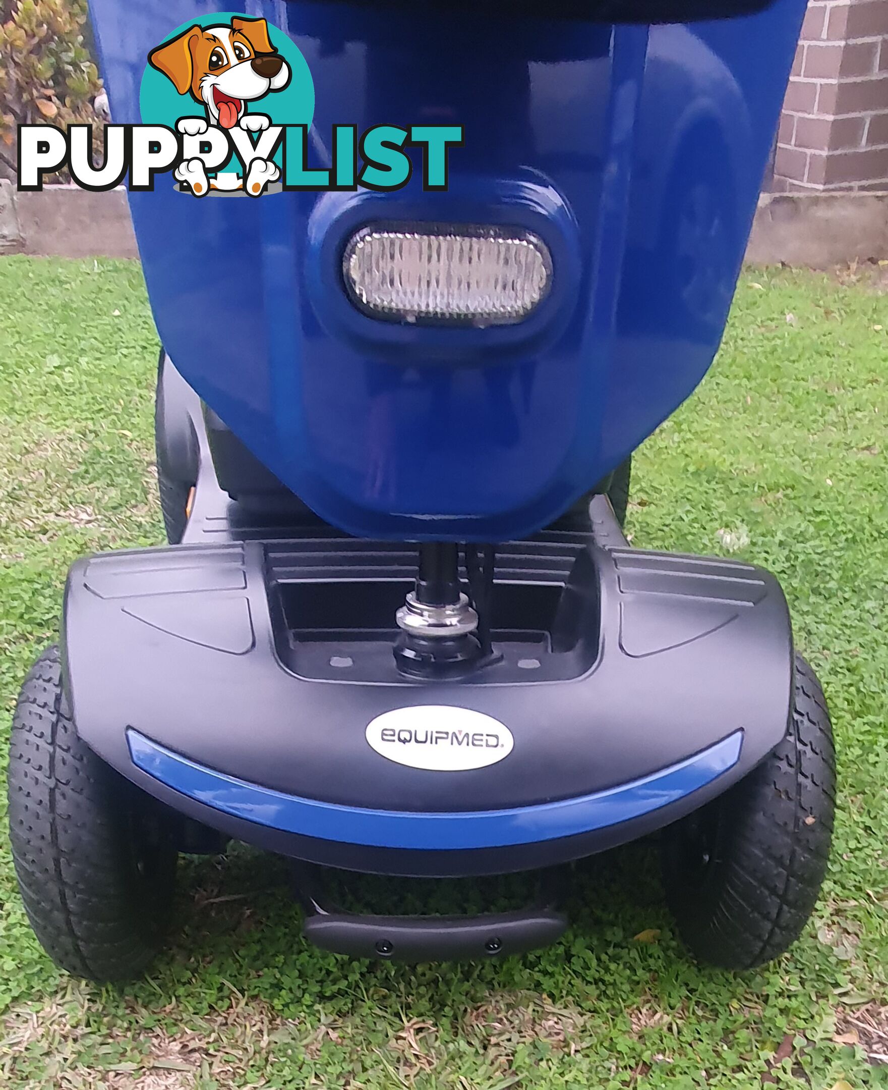 Equipmed Pathline Mid-Sized Electric Mobility Scooter-Blue