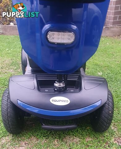 Equipmed Pathline Mid-Sized Electric Mobility Scooter-Blue