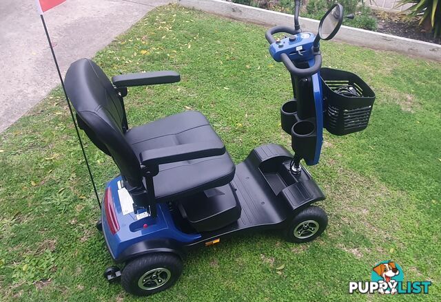 Equipmed Pathline Mid-Sized Electric Mobility Scooter-Blue