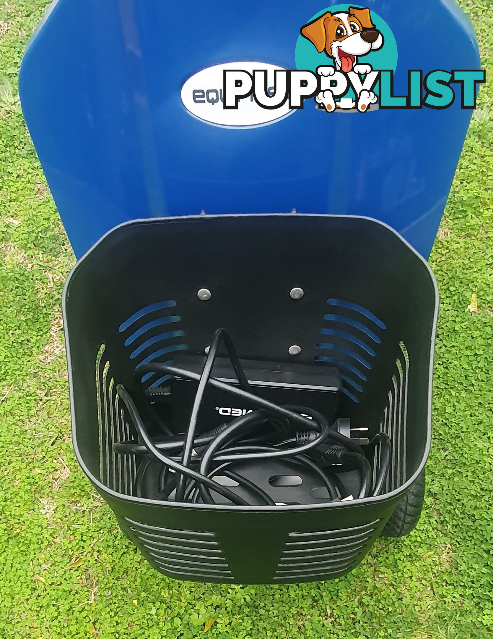 Equipmed Pathline Mid-Sized Electric Mobility Scooter-Blue
