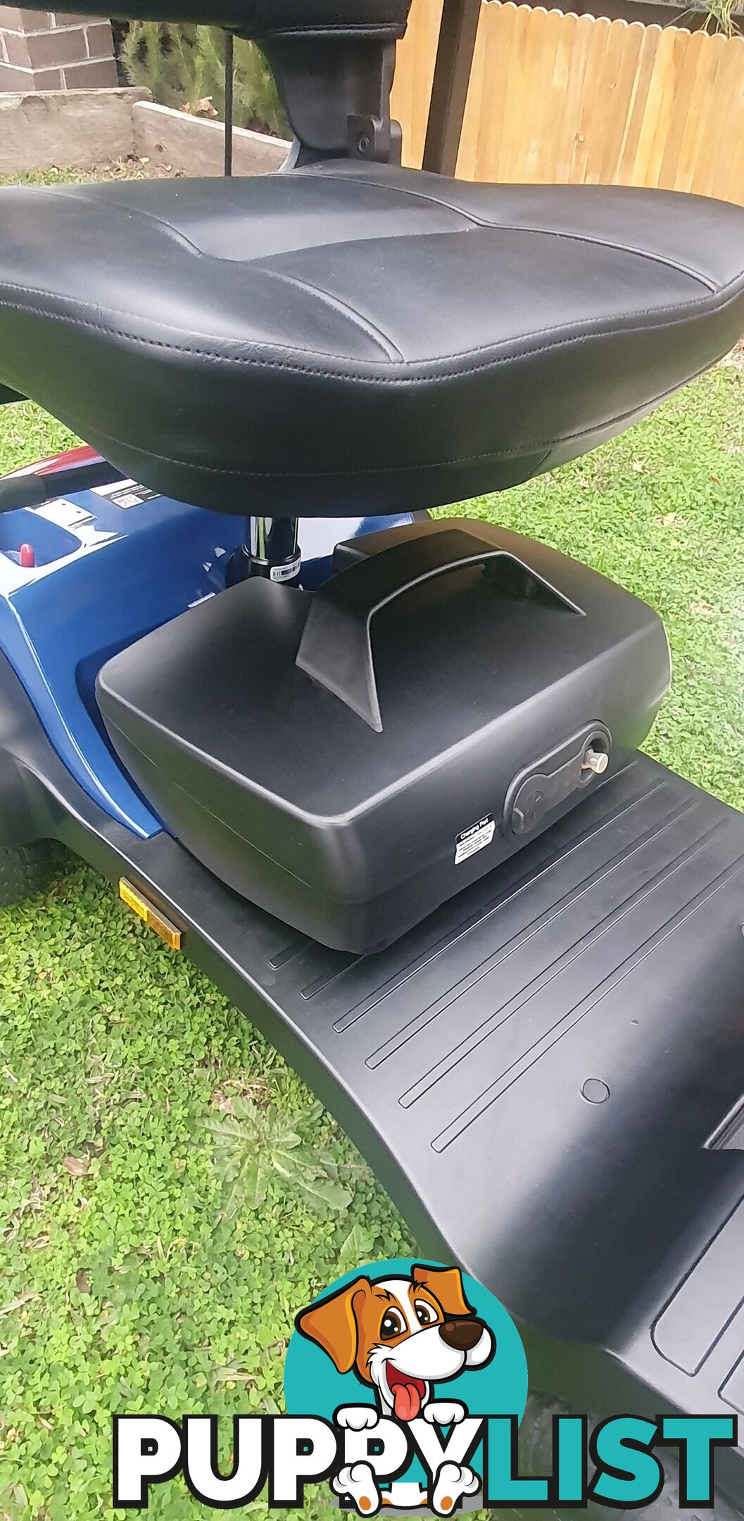 Equipmed Pathline Mid-Sized Electric Mobility Scooter-Blue
