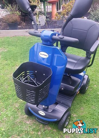Equipmed Pathline Mid-Sized Electric Mobility Scooter-Blue