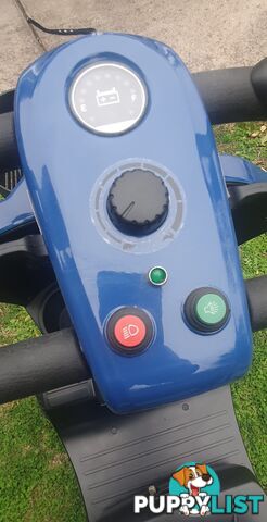Equipmed Pathline Mid-Sized Electric Mobility Scooter-Blue