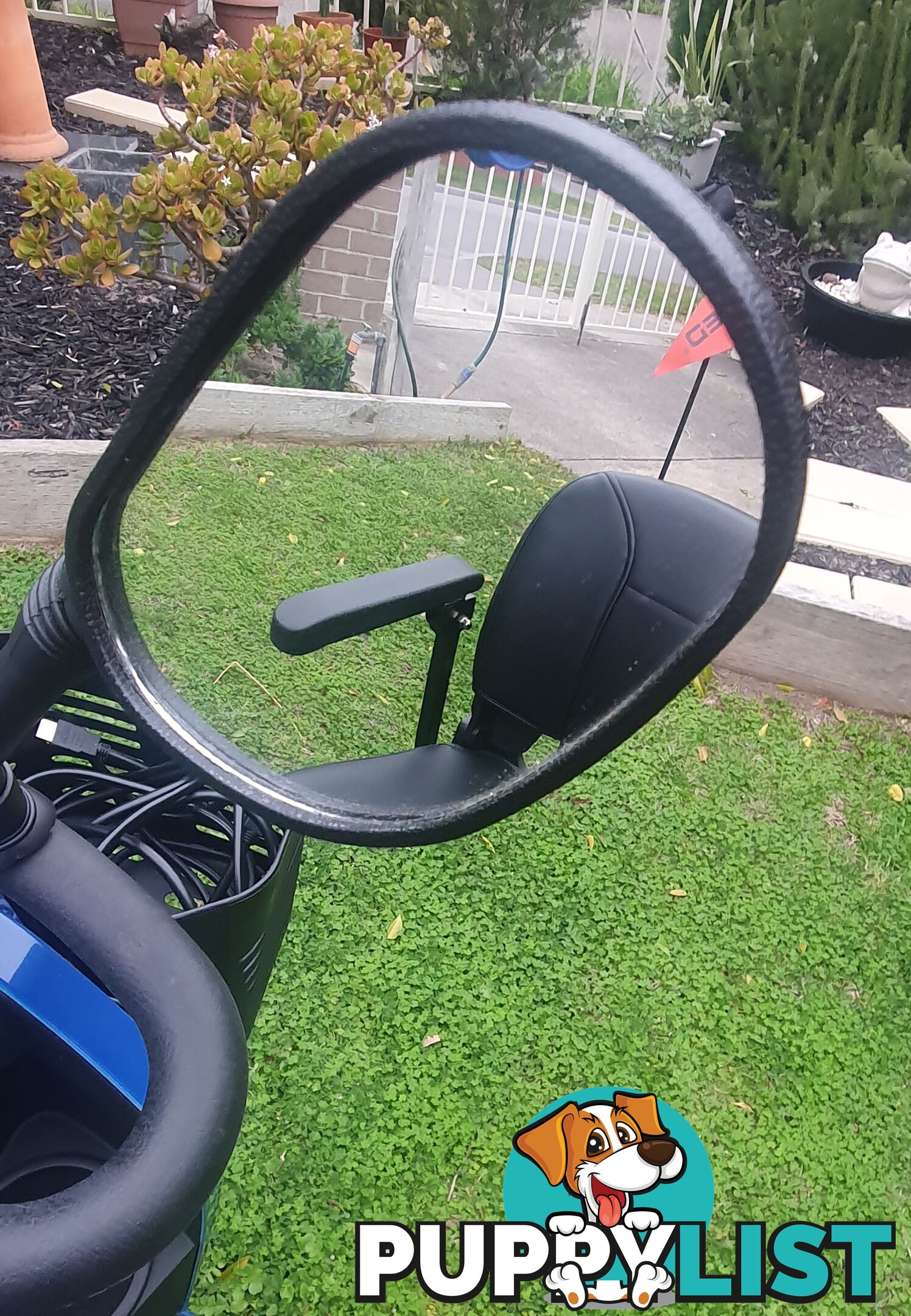 Equipmed Pathline Mid-Sized Electric Mobility Scooter-Blue