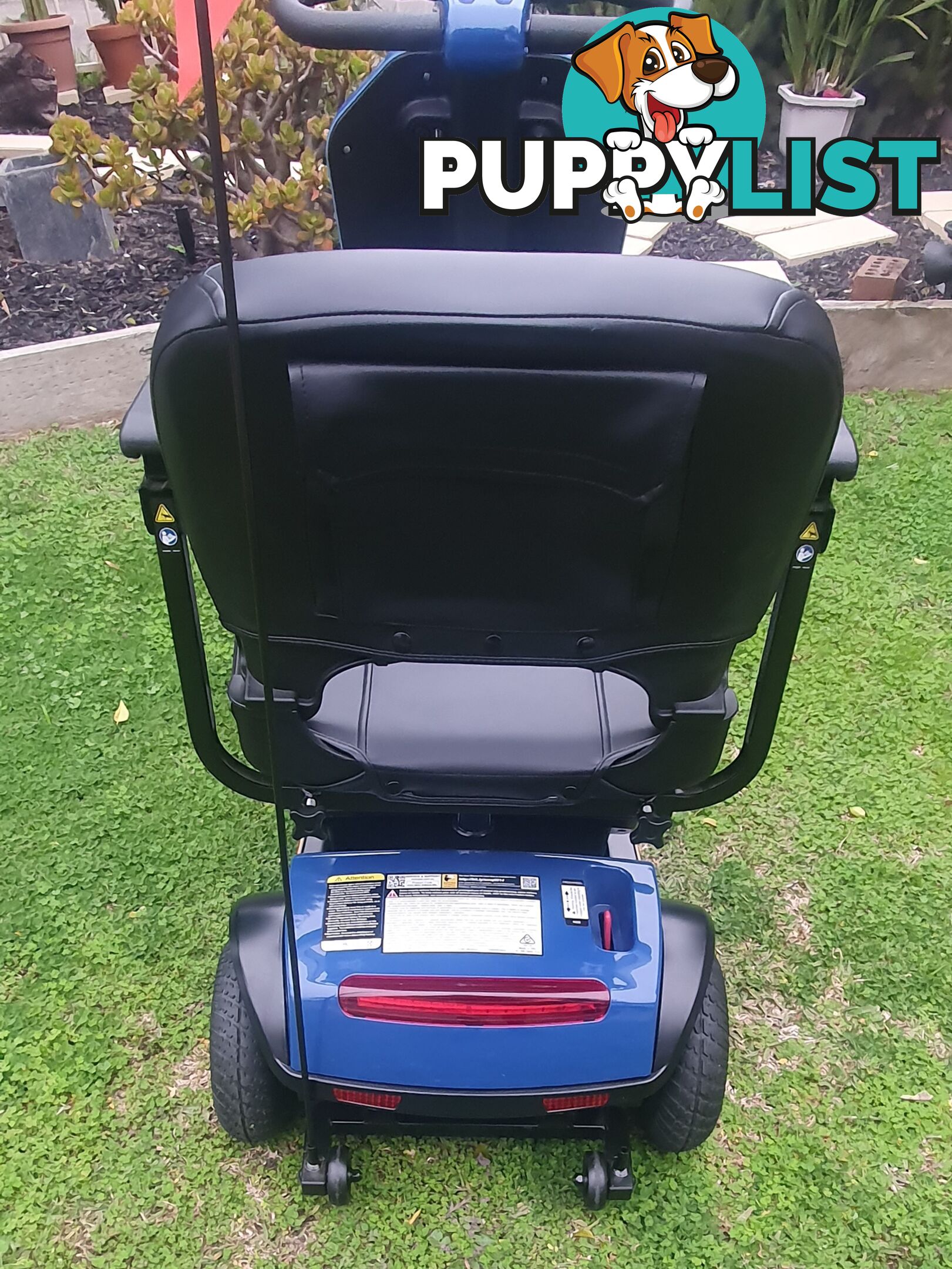 Equipmed Pathline Mid-Sized Electric Mobility Scooter-Blue