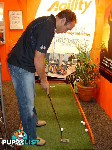 Golf Interactive Putting Lanes