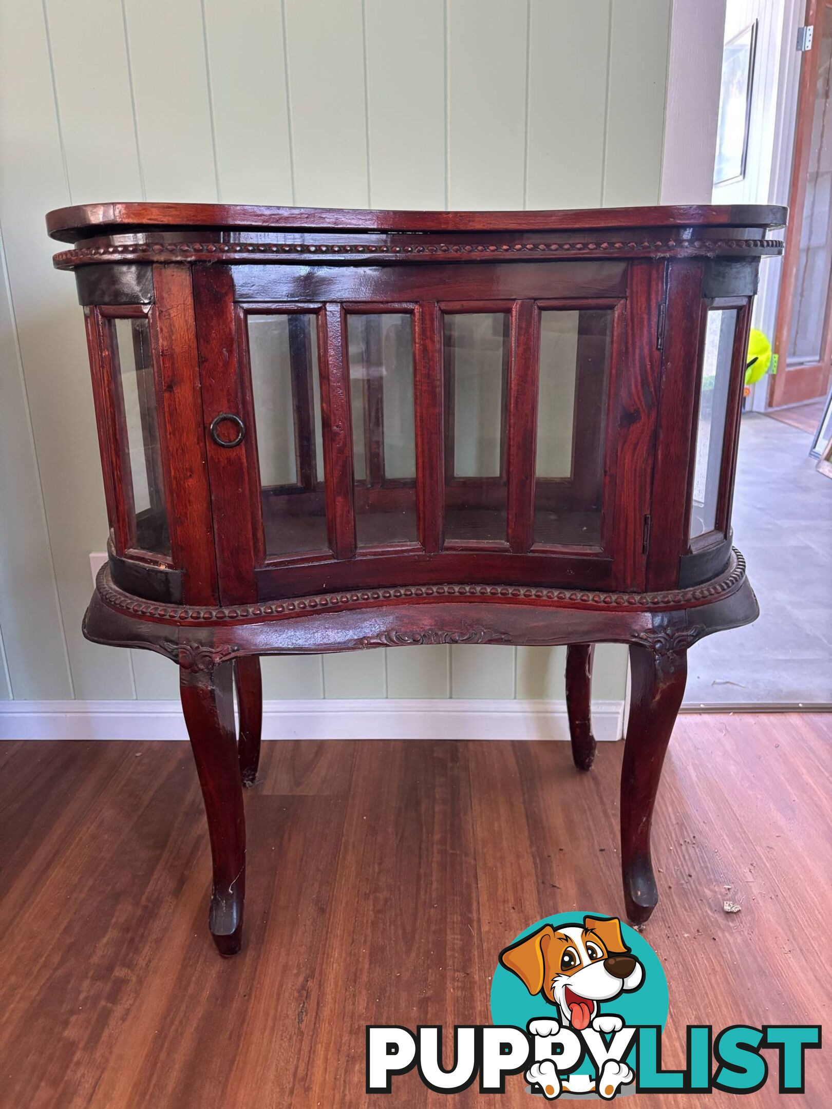 Kidney Shaped Cabinet