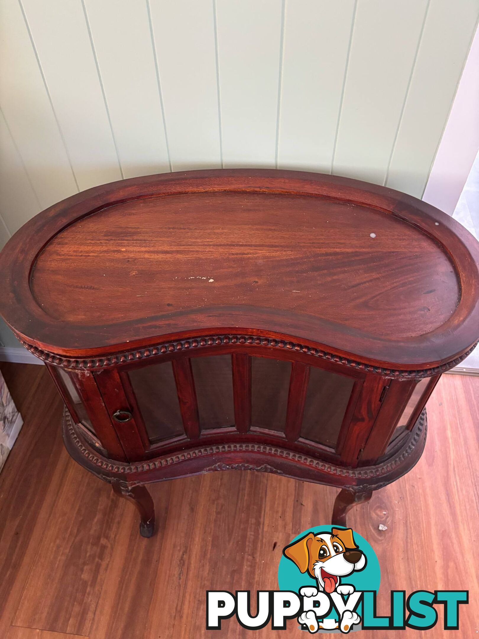 Kidney Shaped Cabinet