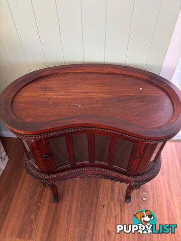 Kidney Shaped Cabinet