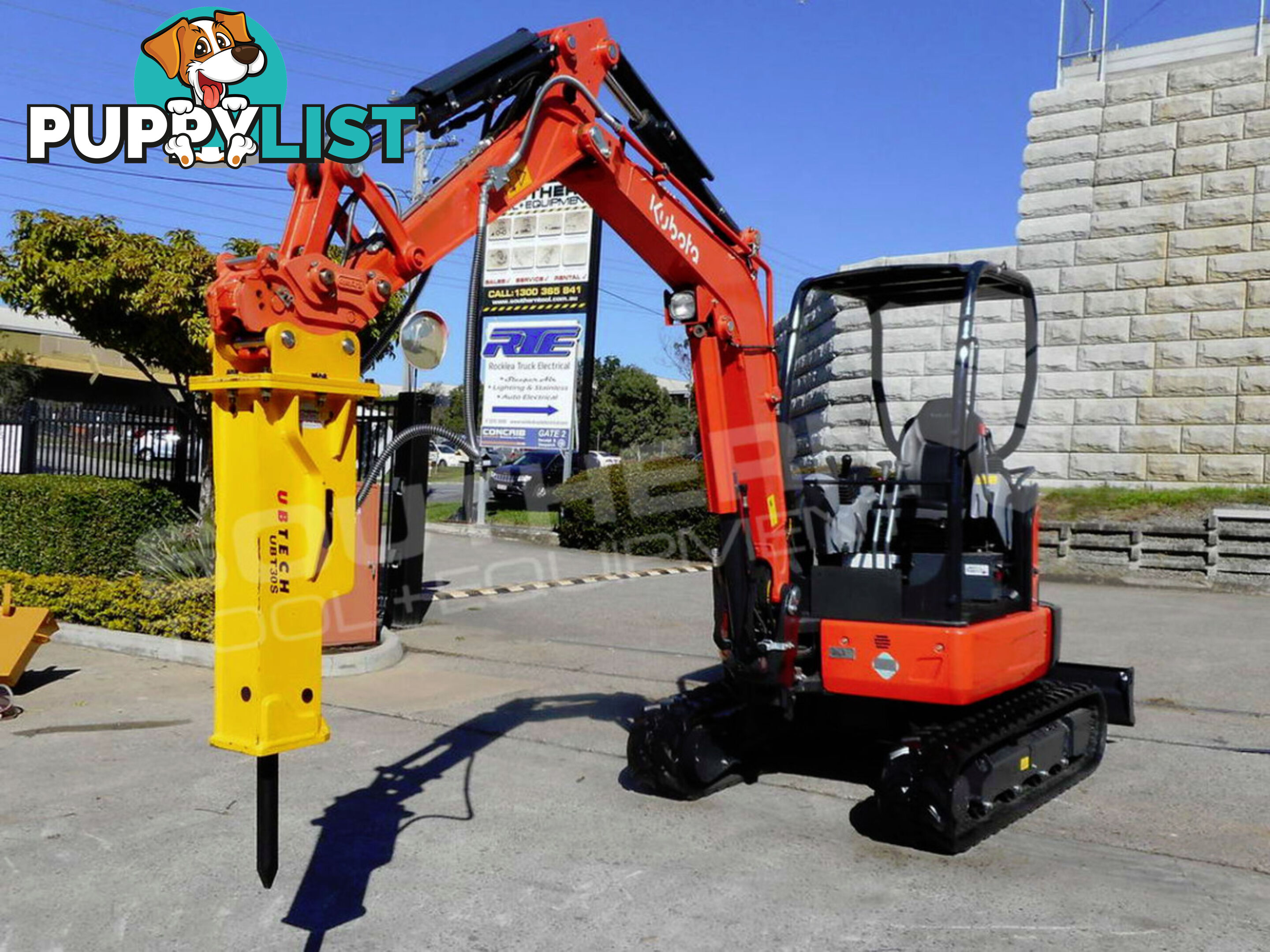 UBTECH UBT30S Silence Excavator Hydraulic Hammer 