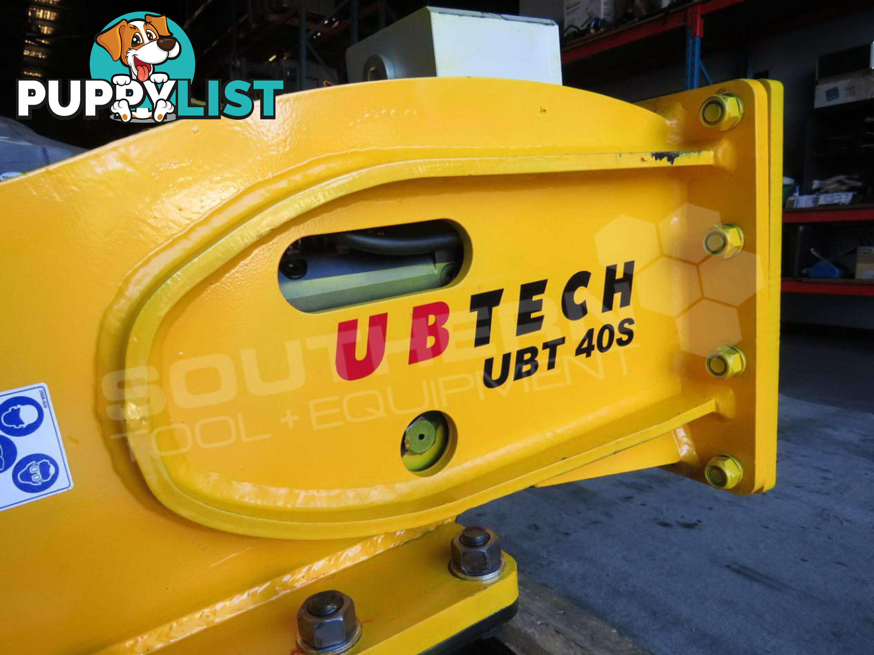 UBT40S Post Driving Hydraulic Hammer Silenced type Suit Skid Steer loader 