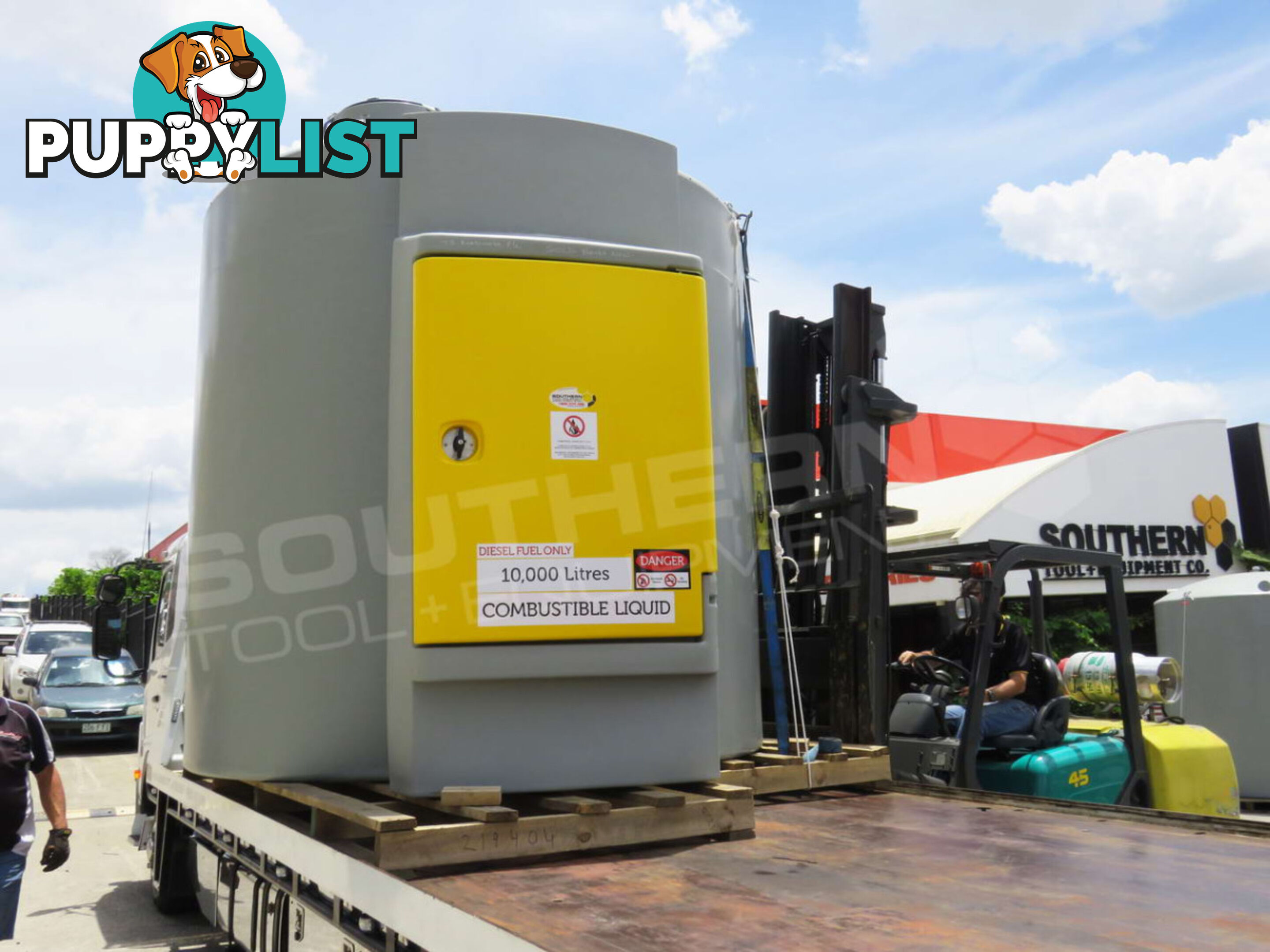  Bunded Diesel Fuel Tanks 10,000L 240V with MC Box