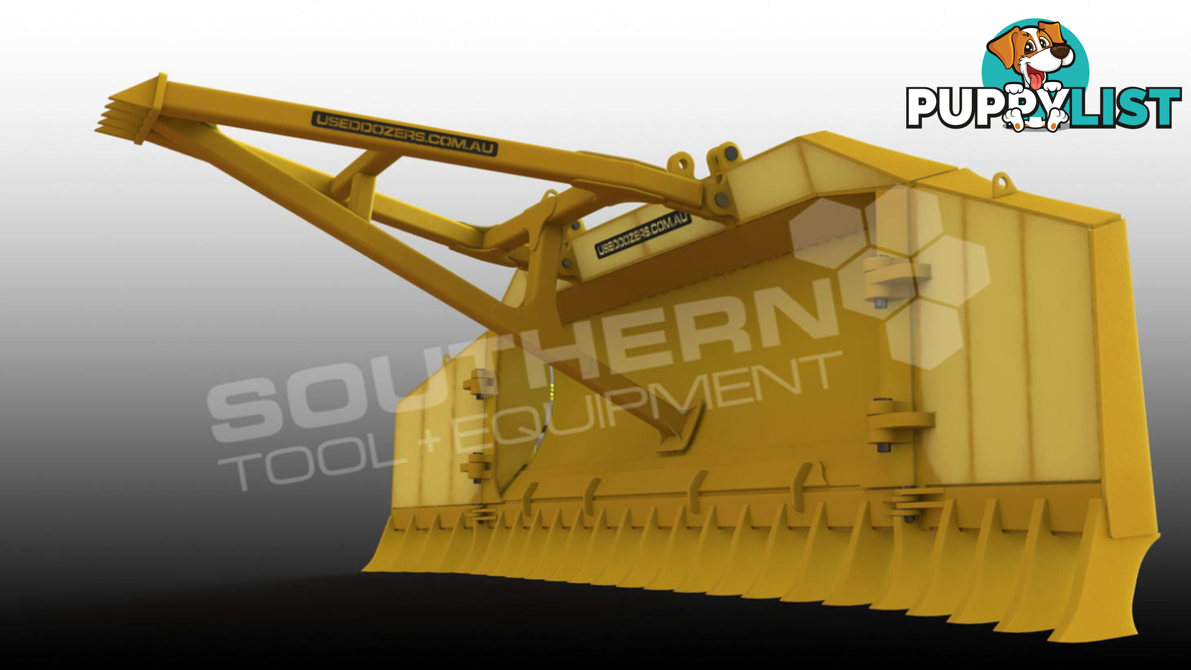 Heavy Duty Caterpillar D8T D8R Bi-Folding Stick Rake