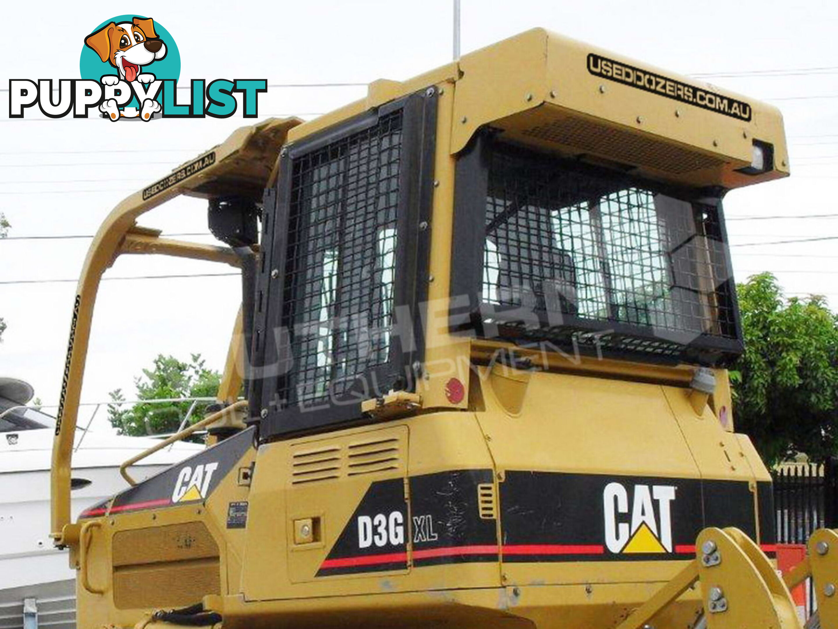 Caterpillar D3G Dozers Screens & Sweeps / CAT D3 Forestry guard 