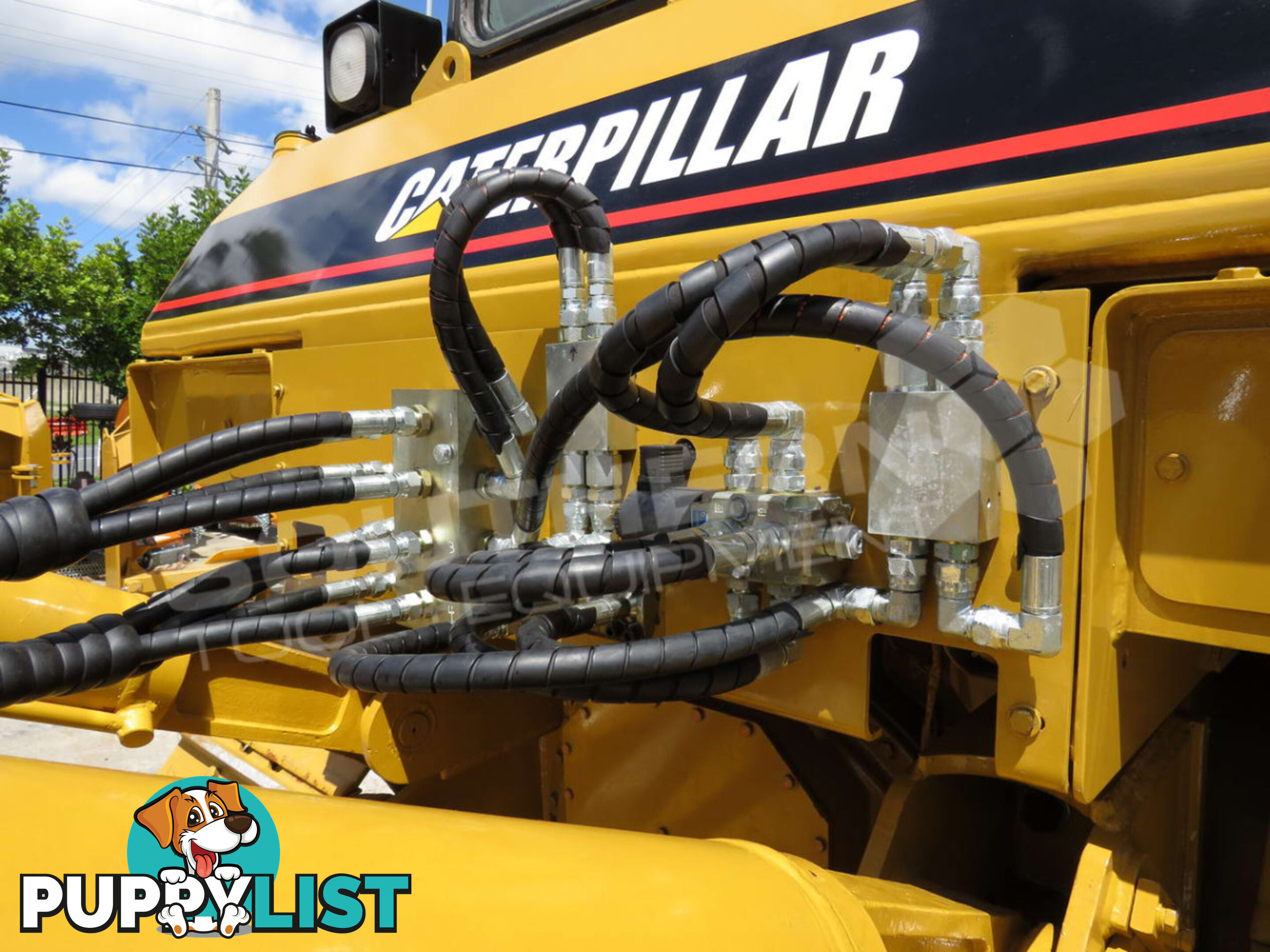 Caterpillar D6R XL Bulldozer with Stick Rake & Tree Spear 