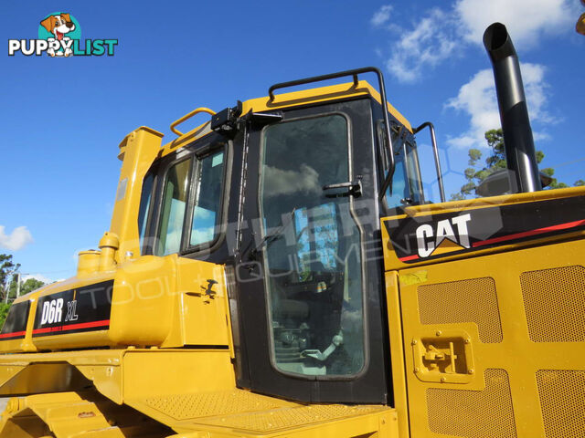 Caterpillar D6R XL Bulldozer with Stick Rake & Tree Spear 