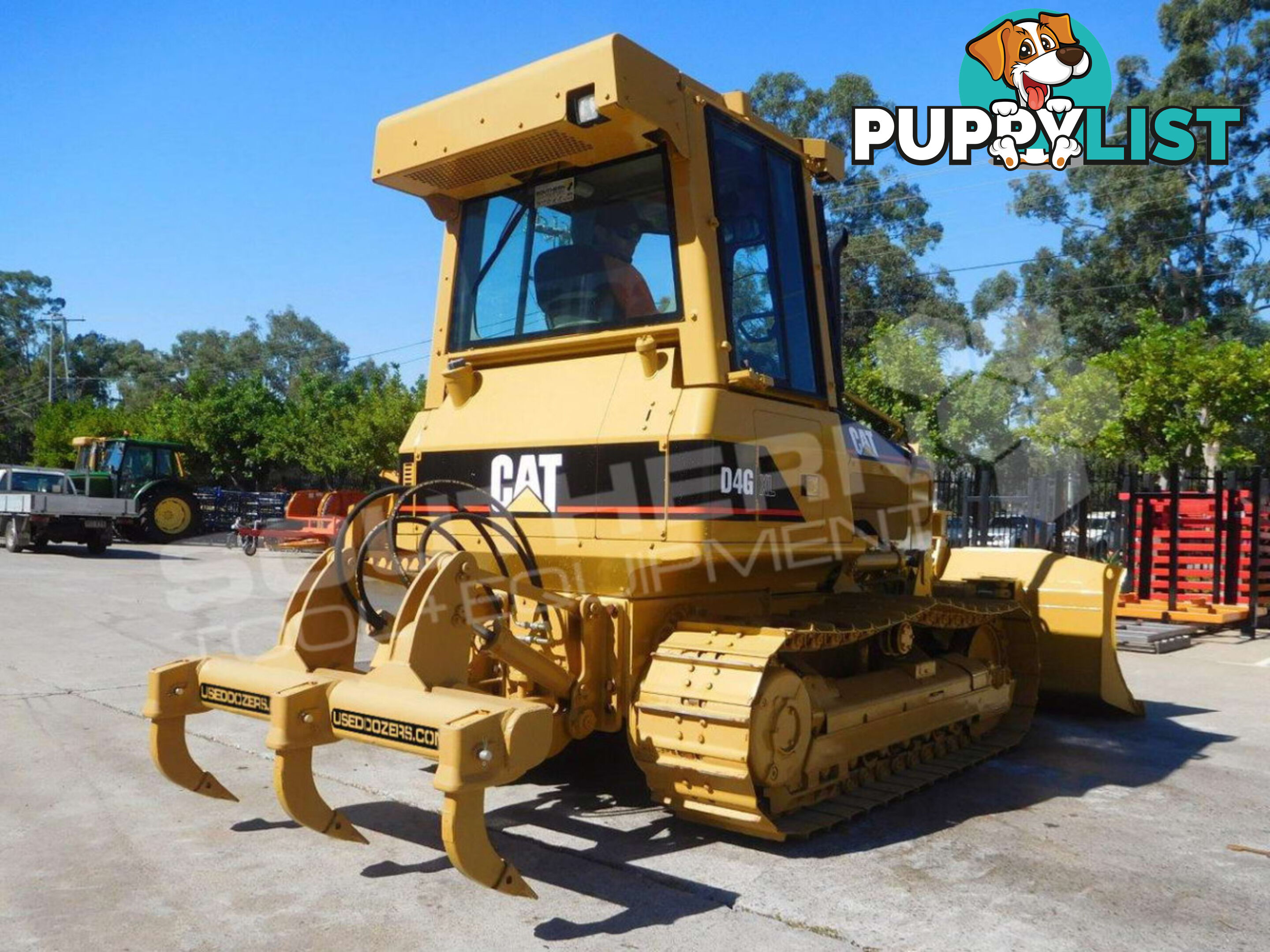 Caterpillar D4G Two Barrel Dozer Rippers