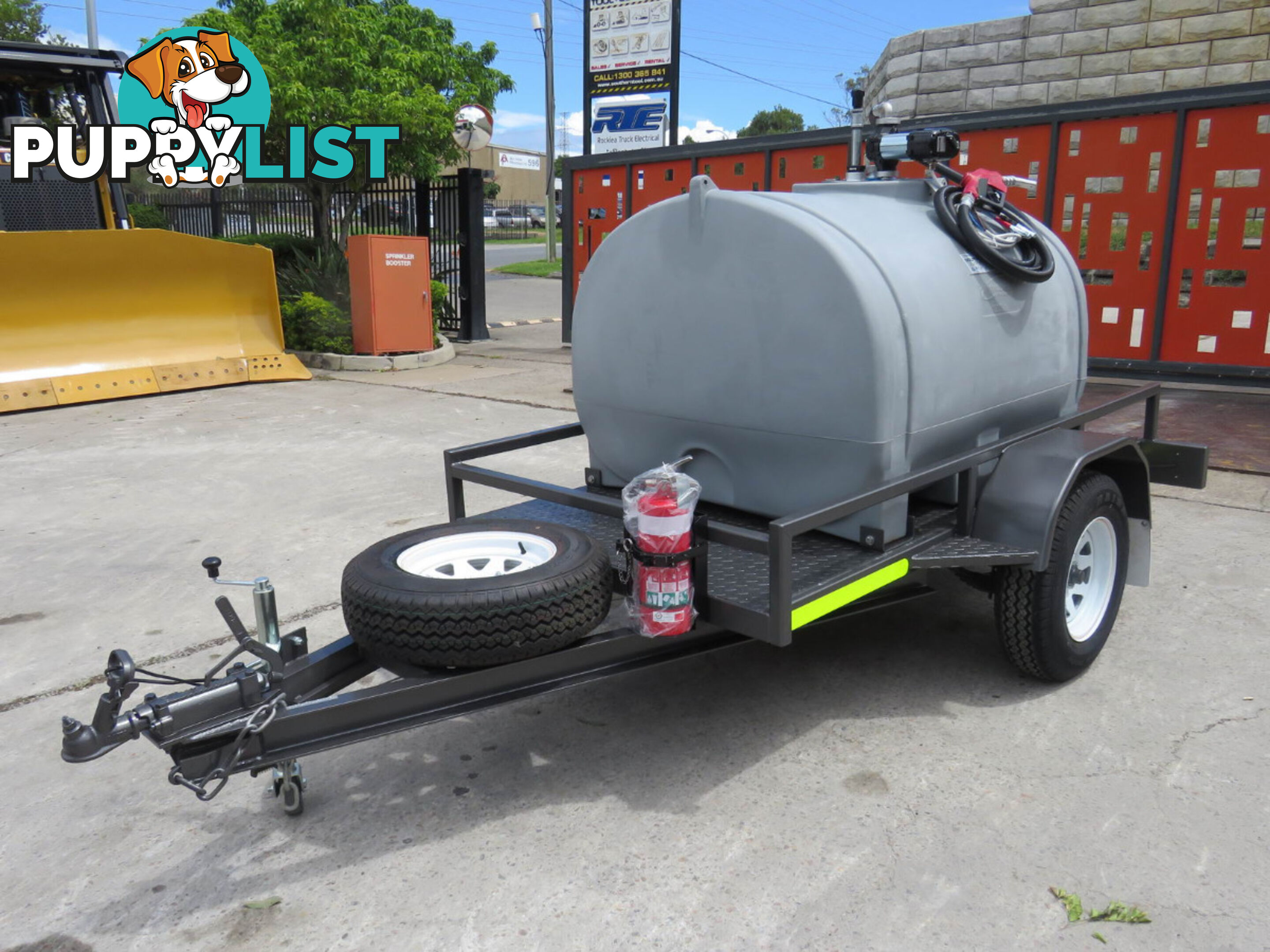  Trailer 1200L Diesel Fuel Tank 12V 85L/PM High flow pump 