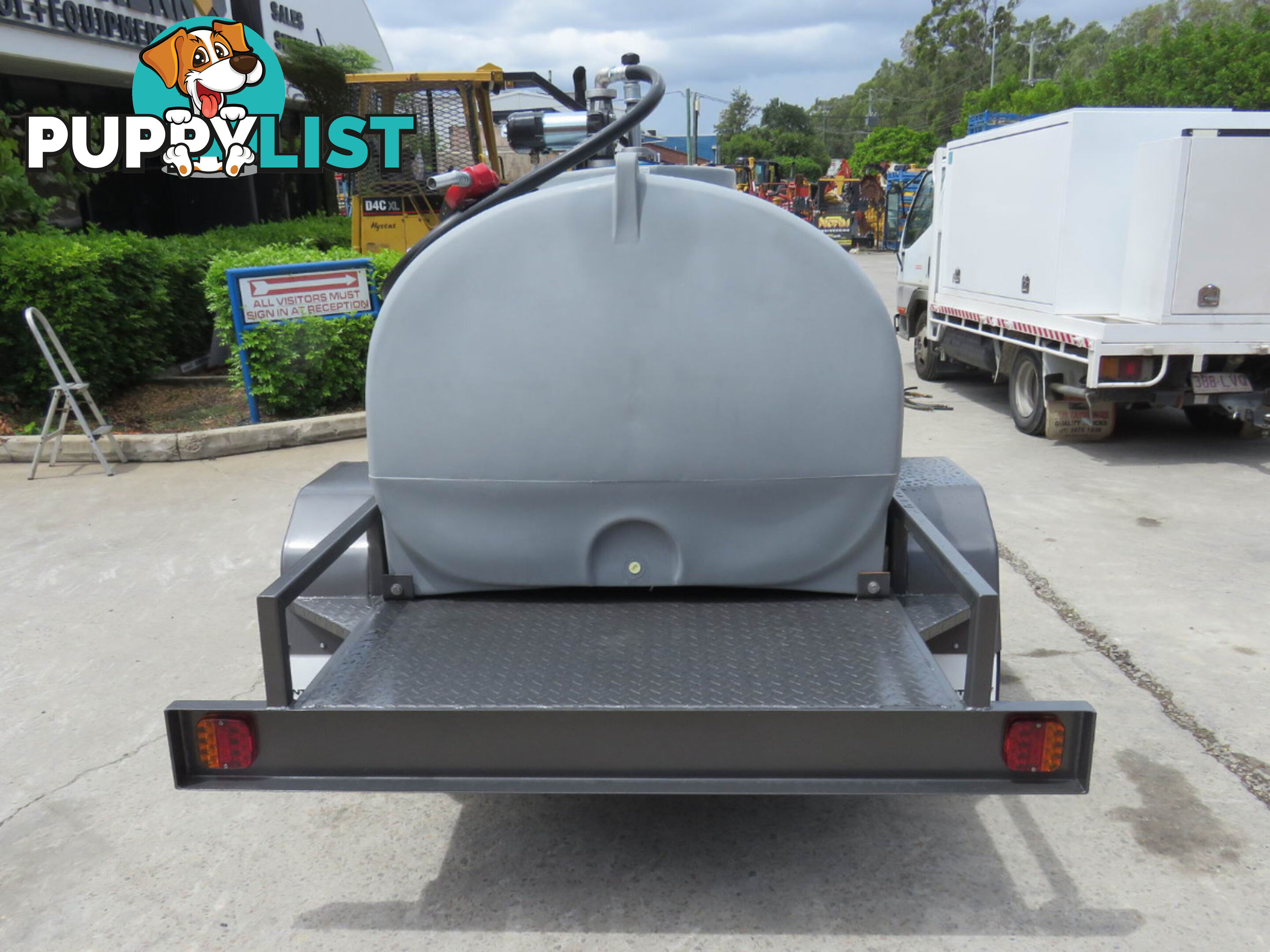  Trailer 1200L Diesel Fuel Tank 12V 85L/PM High flow pump 