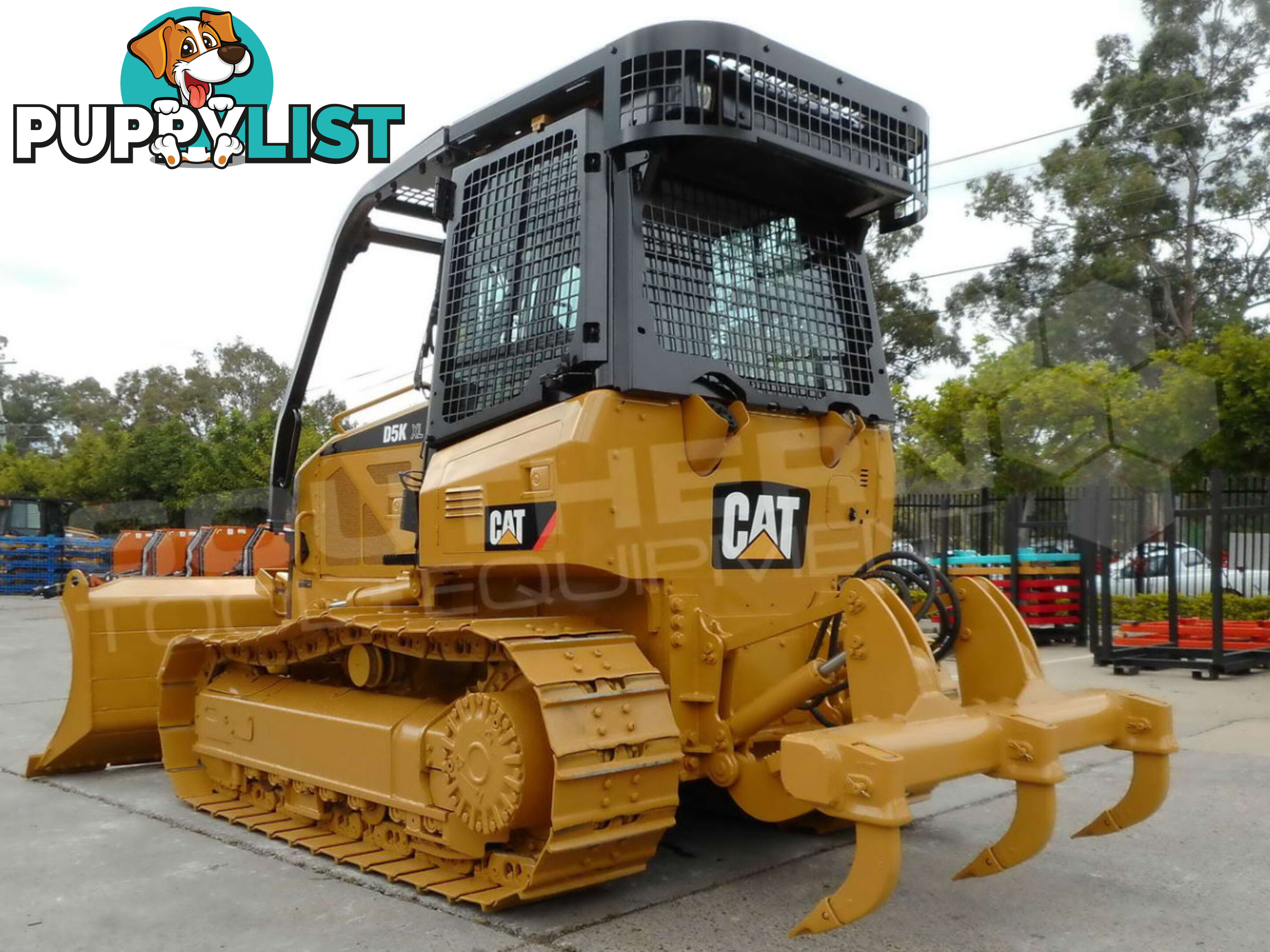 Caterpillar D5K D5K2 Dozers Screens & Sweeps / CAT D5 Forestry guard 