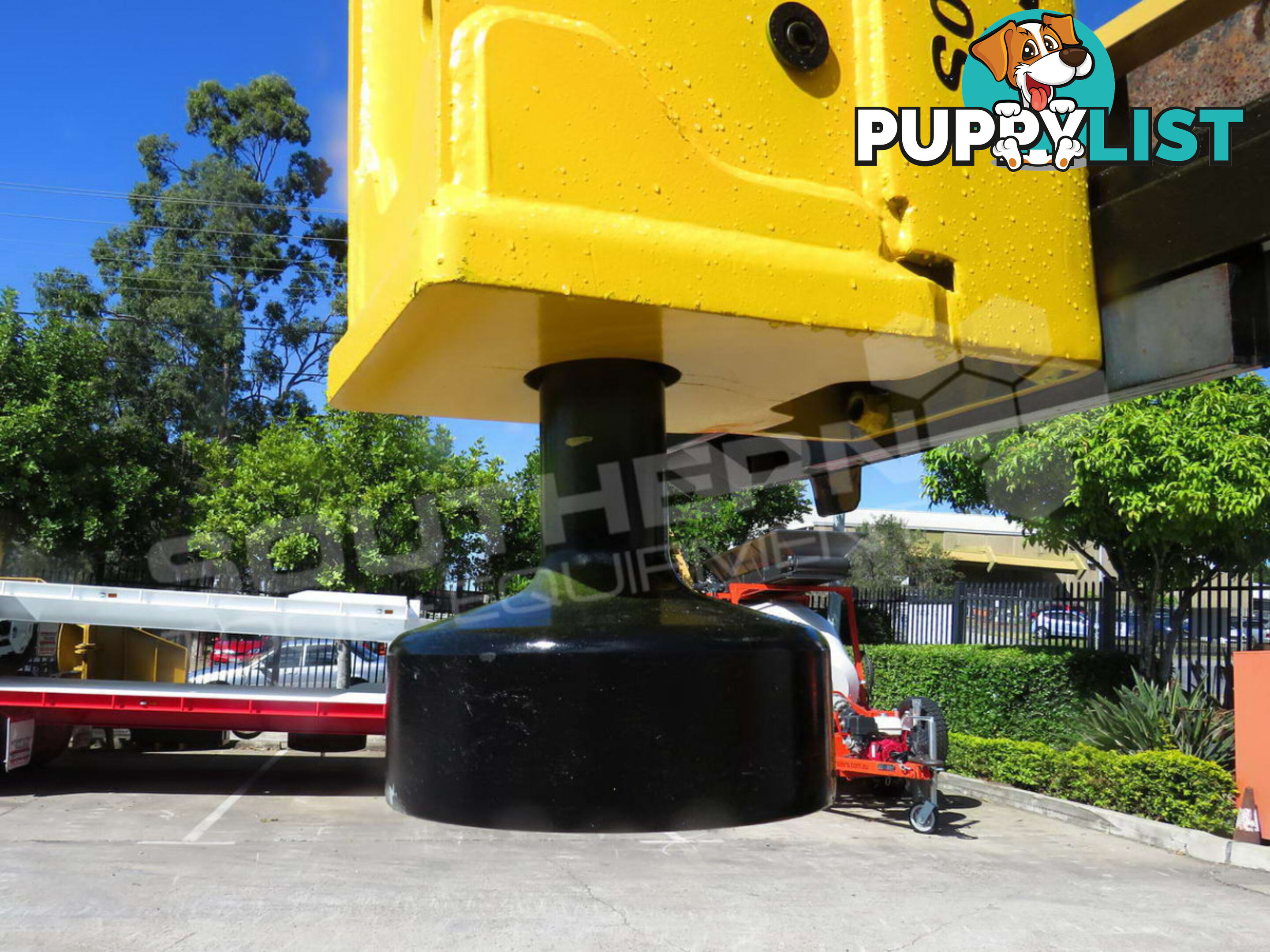  UBTECH Hydraulic Post Driving Silenced Hammer UBT40S Skid Steer Loader 