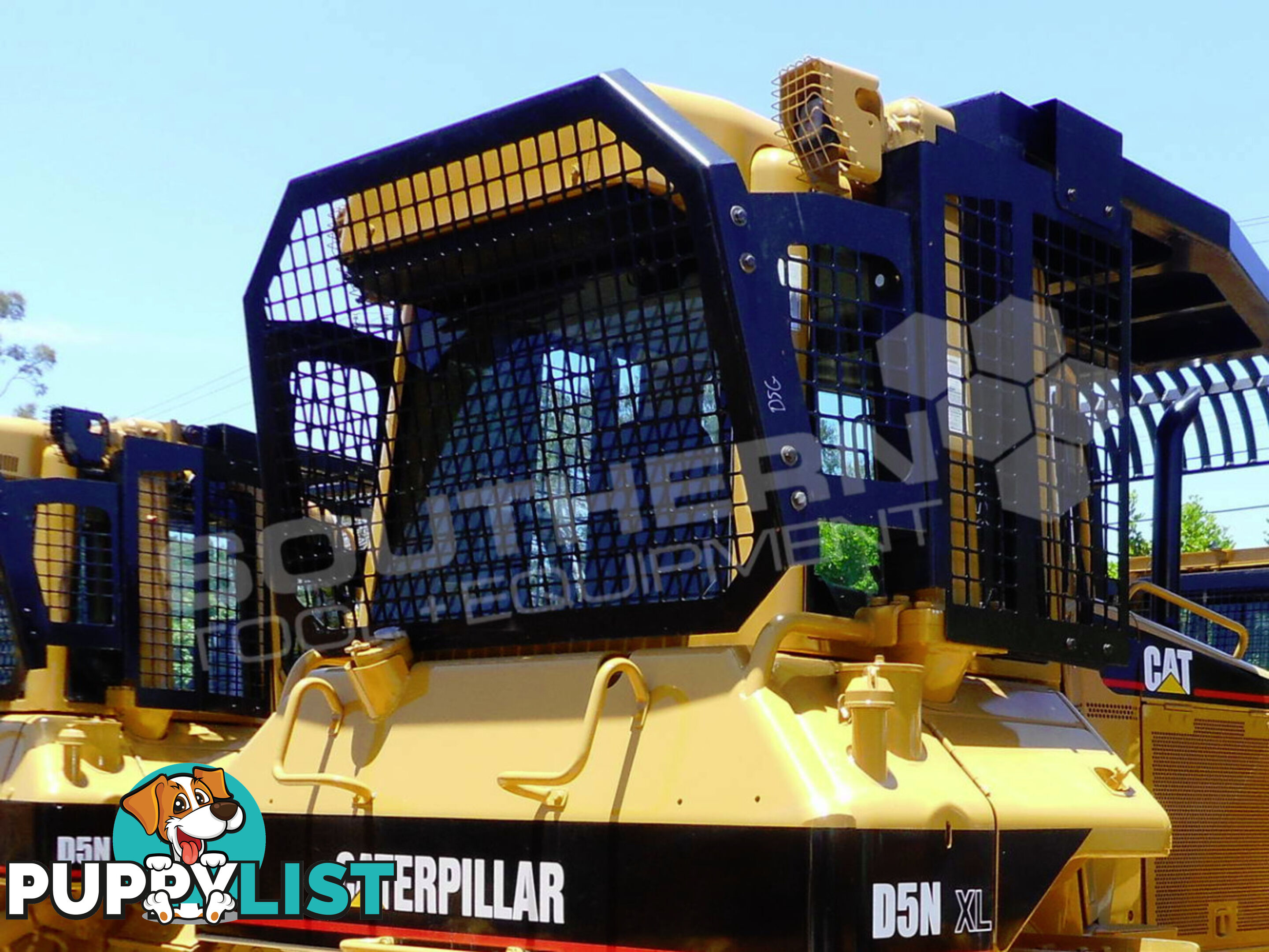 Caterpillar D5M D5N XL Dozers Heavy Duty Canopy Sweeps & Screens 