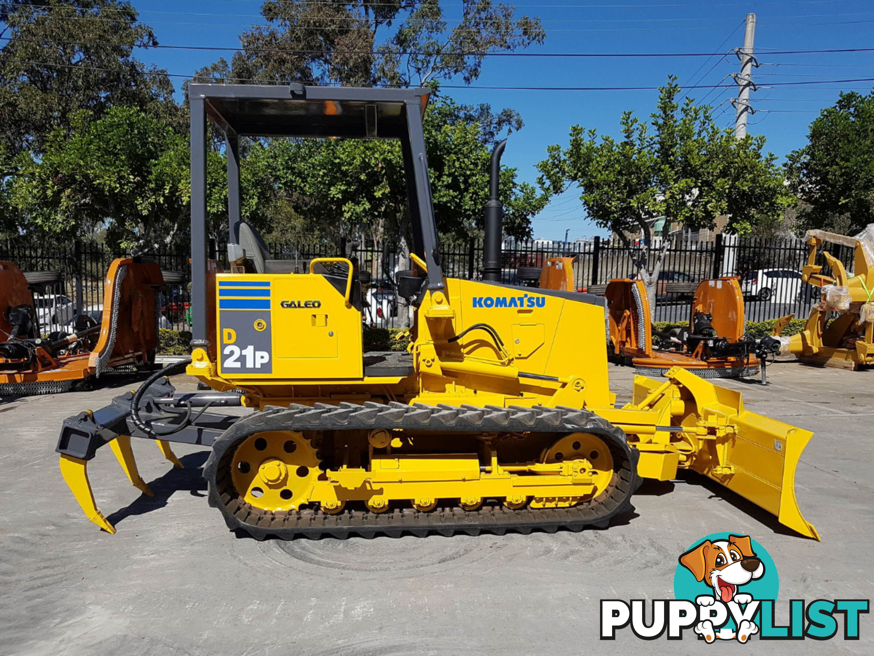 2005 Komatsu D21P-8 Dozer D21 /w Rubber Tracks 