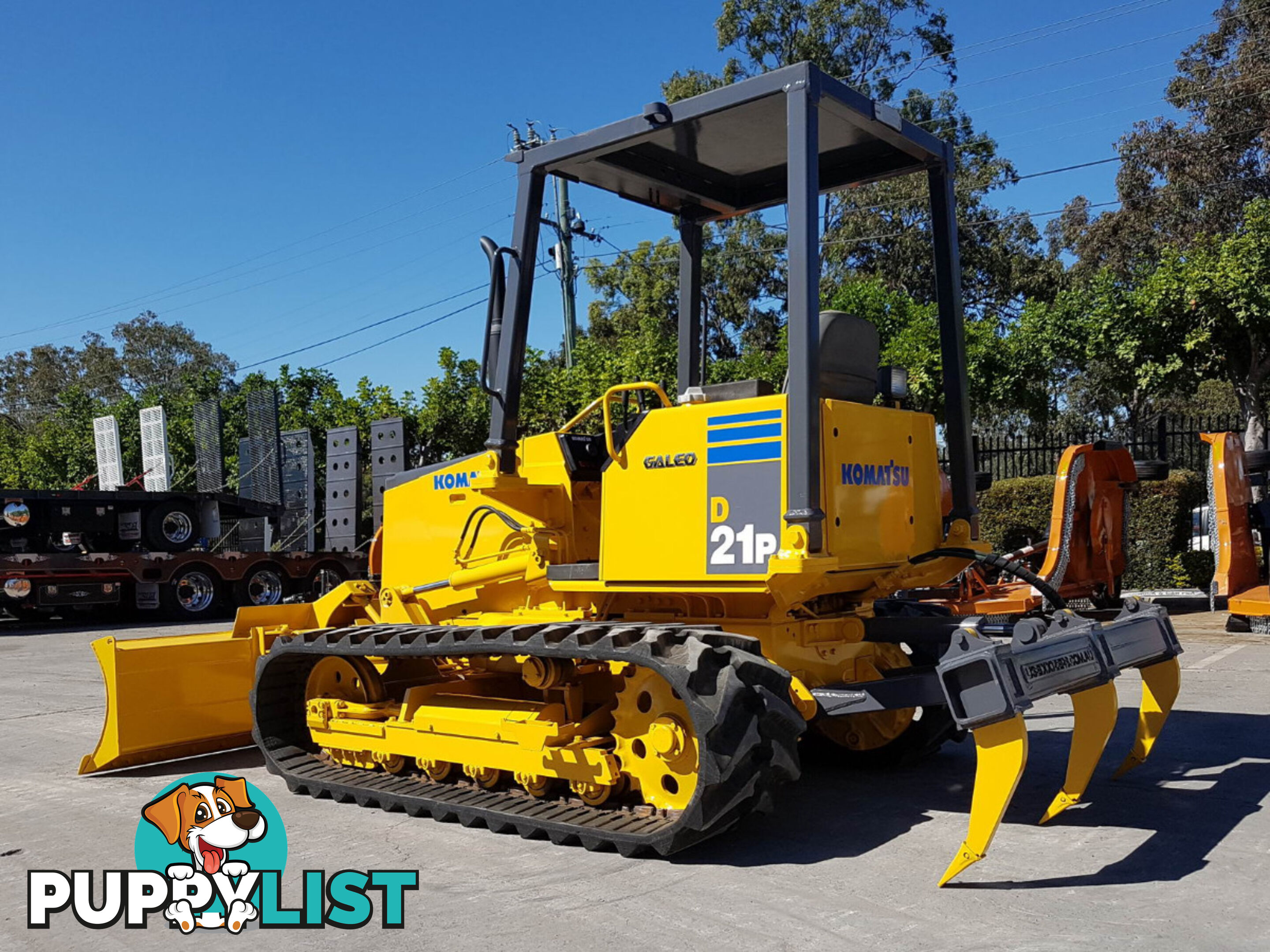 2005 Komatsu D21P-8 Dozer D21 /w Rubber Tracks 