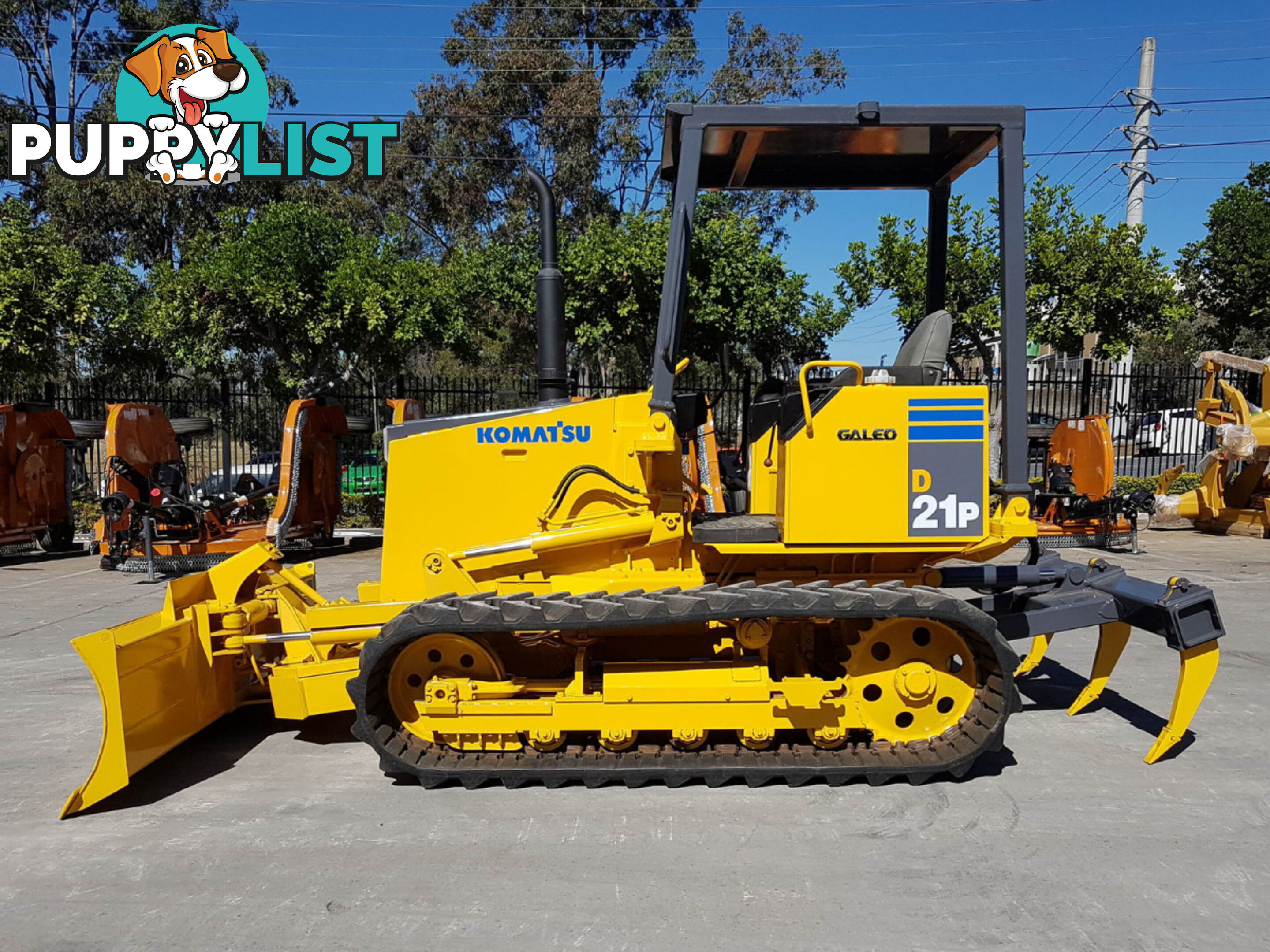 2005 Komatsu D21P-8 Dozer D21 /w Rubber Tracks 