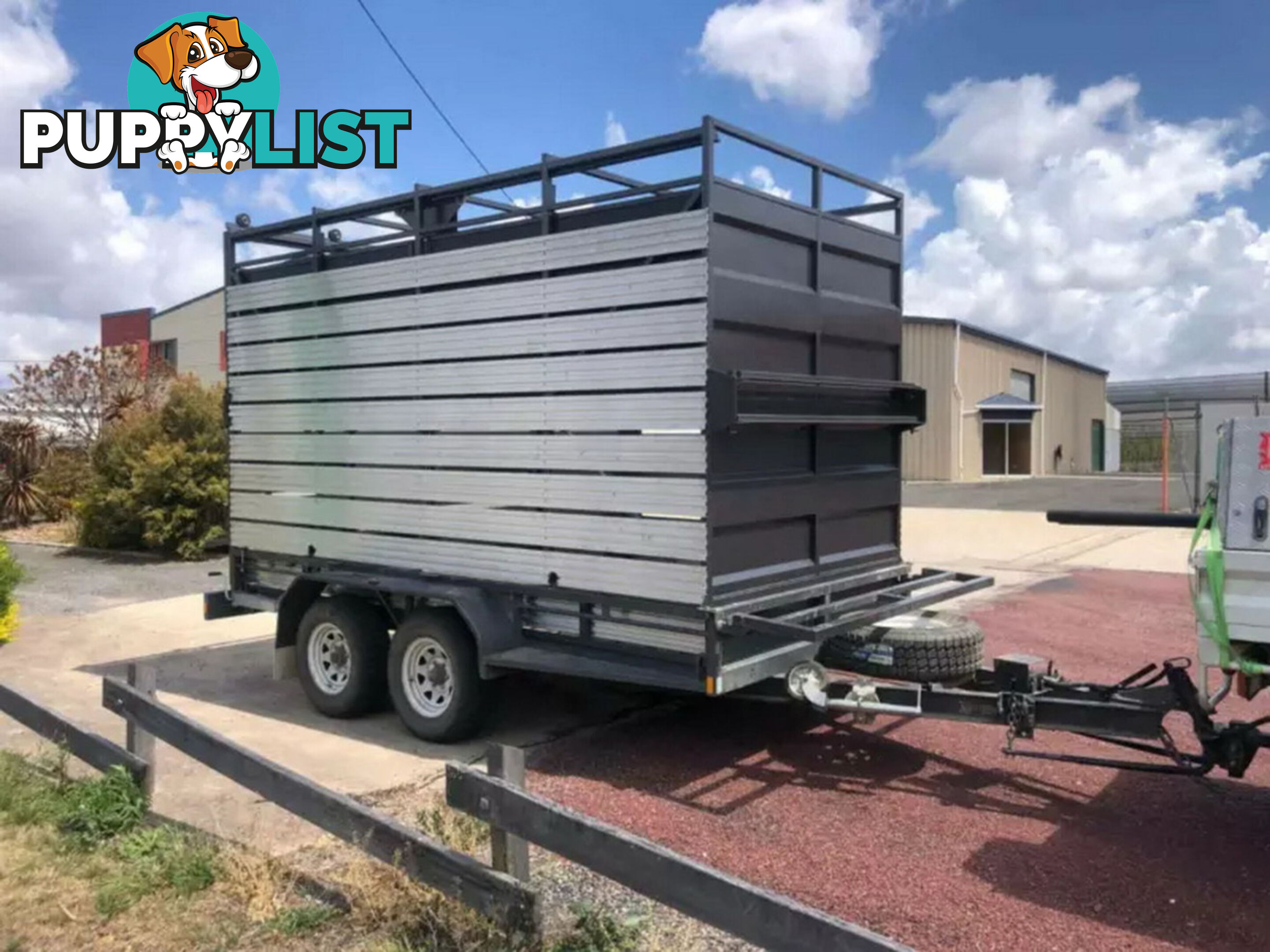 3.5 tone Multi use Plant Trailer / Cattle livestock Crate Trailer 