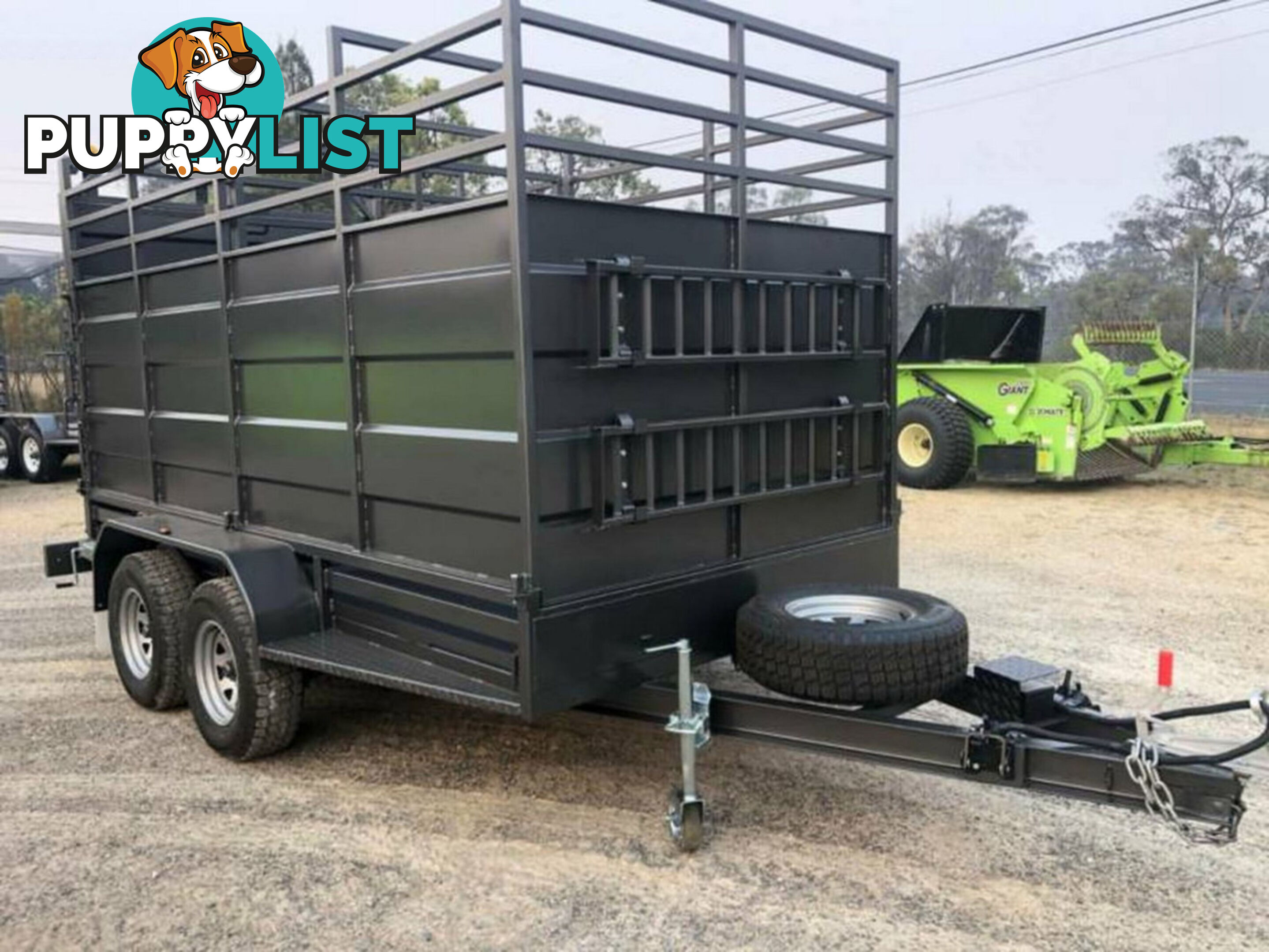 3.5 tone Multi use Plant Trailer / Cattle livestock Crate Trailer 