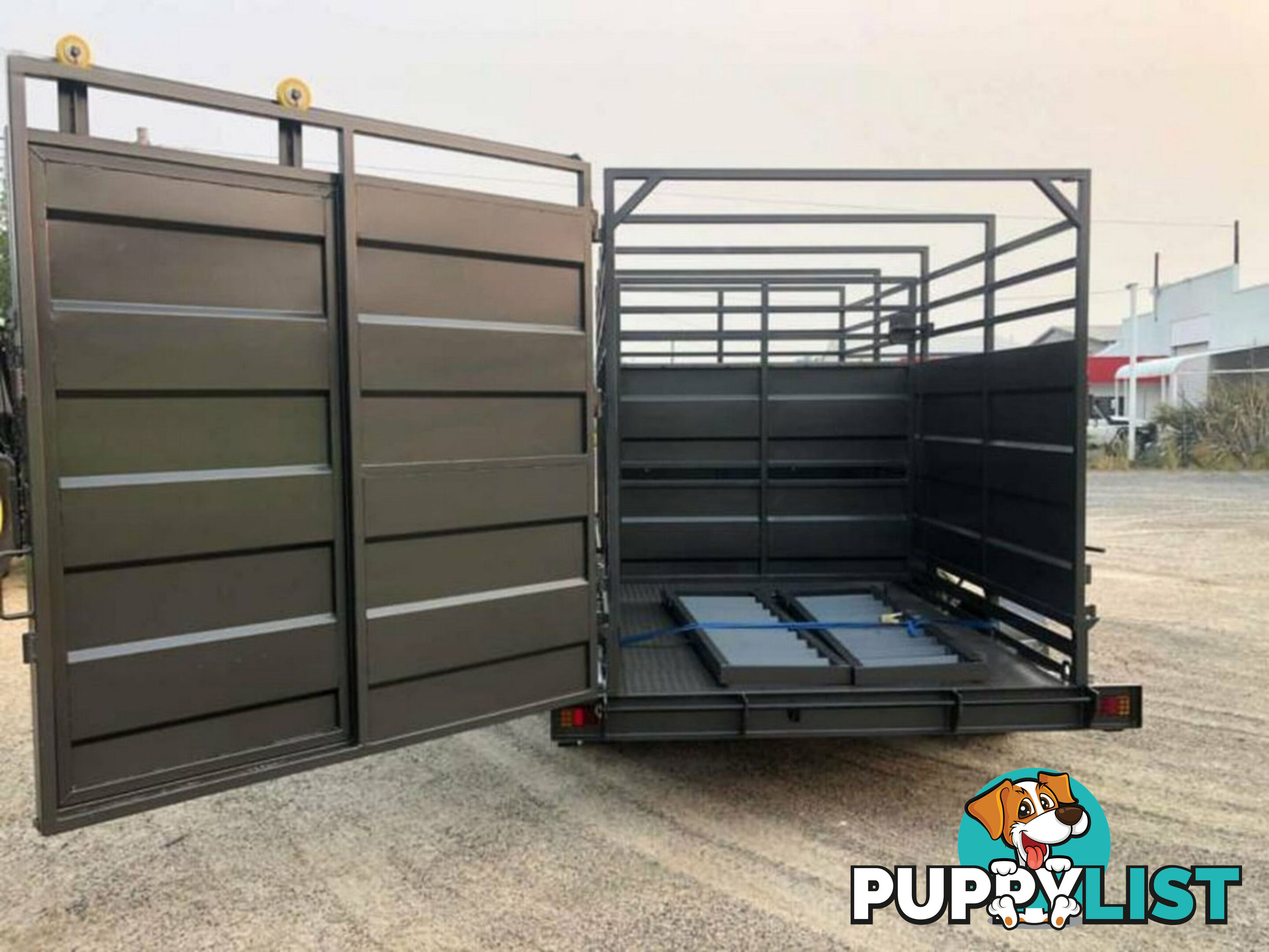 3.5 tone Multi use Plant Trailer / Cattle livestock Crate Trailer 