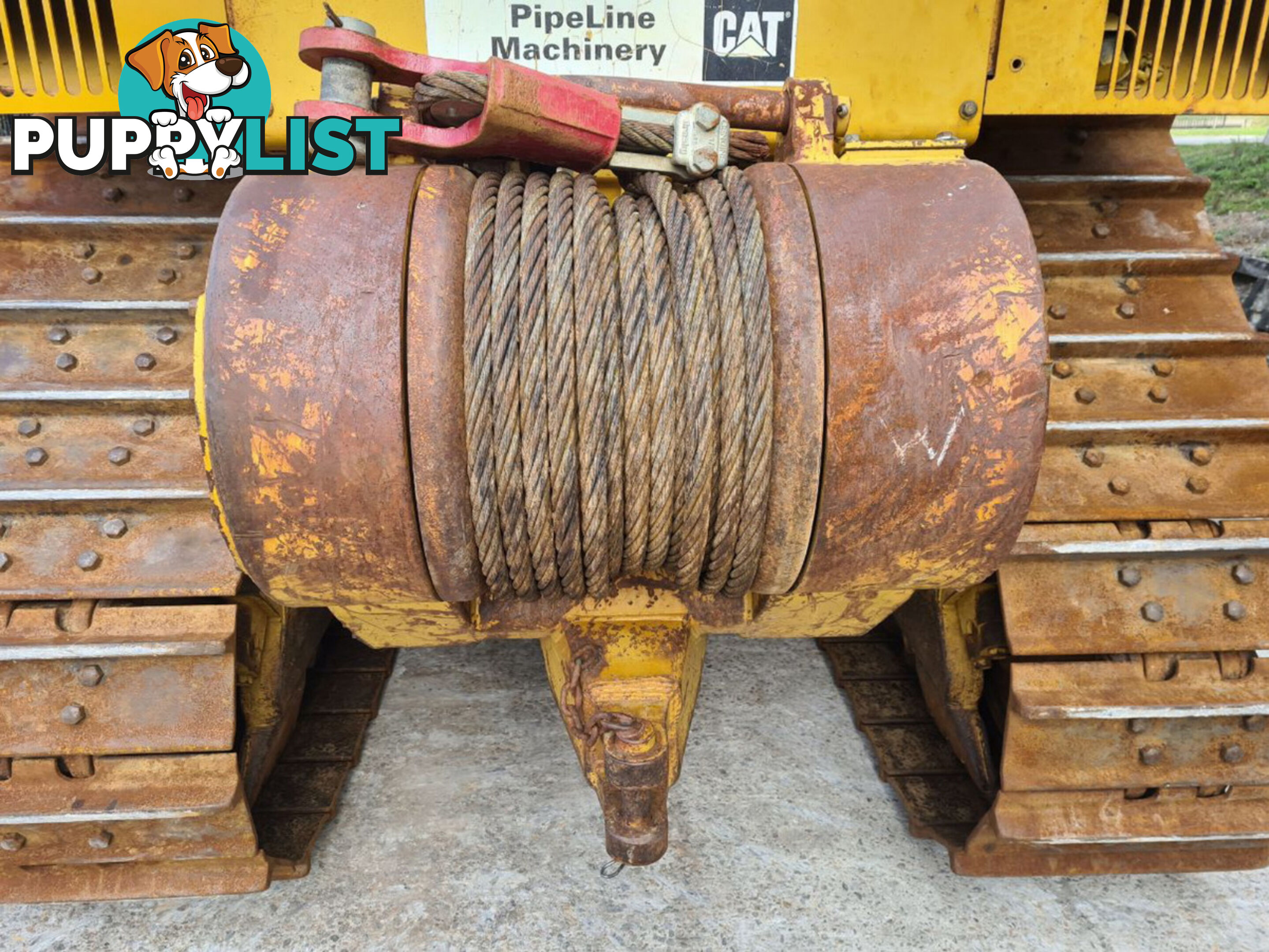 USED CATERPILLAR D7R D7H Dozer Winch Allied W8L (Stock No. 54782)