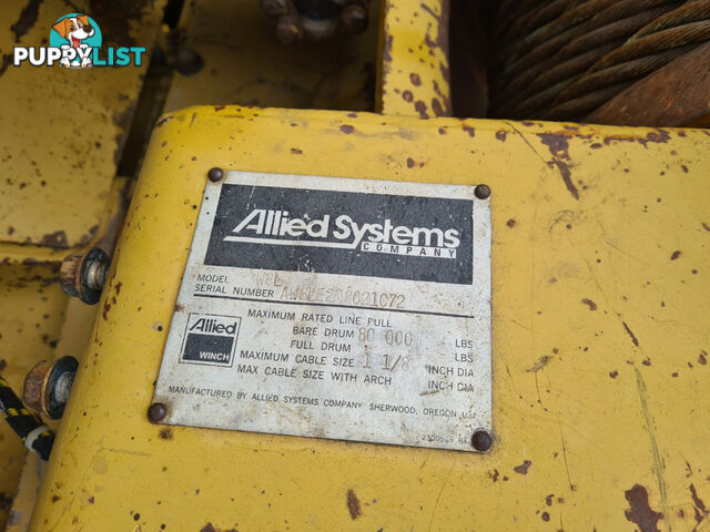 USED CATERPILLAR D7R D7H Dozer Winch Allied W8L (Stock No. 54782)