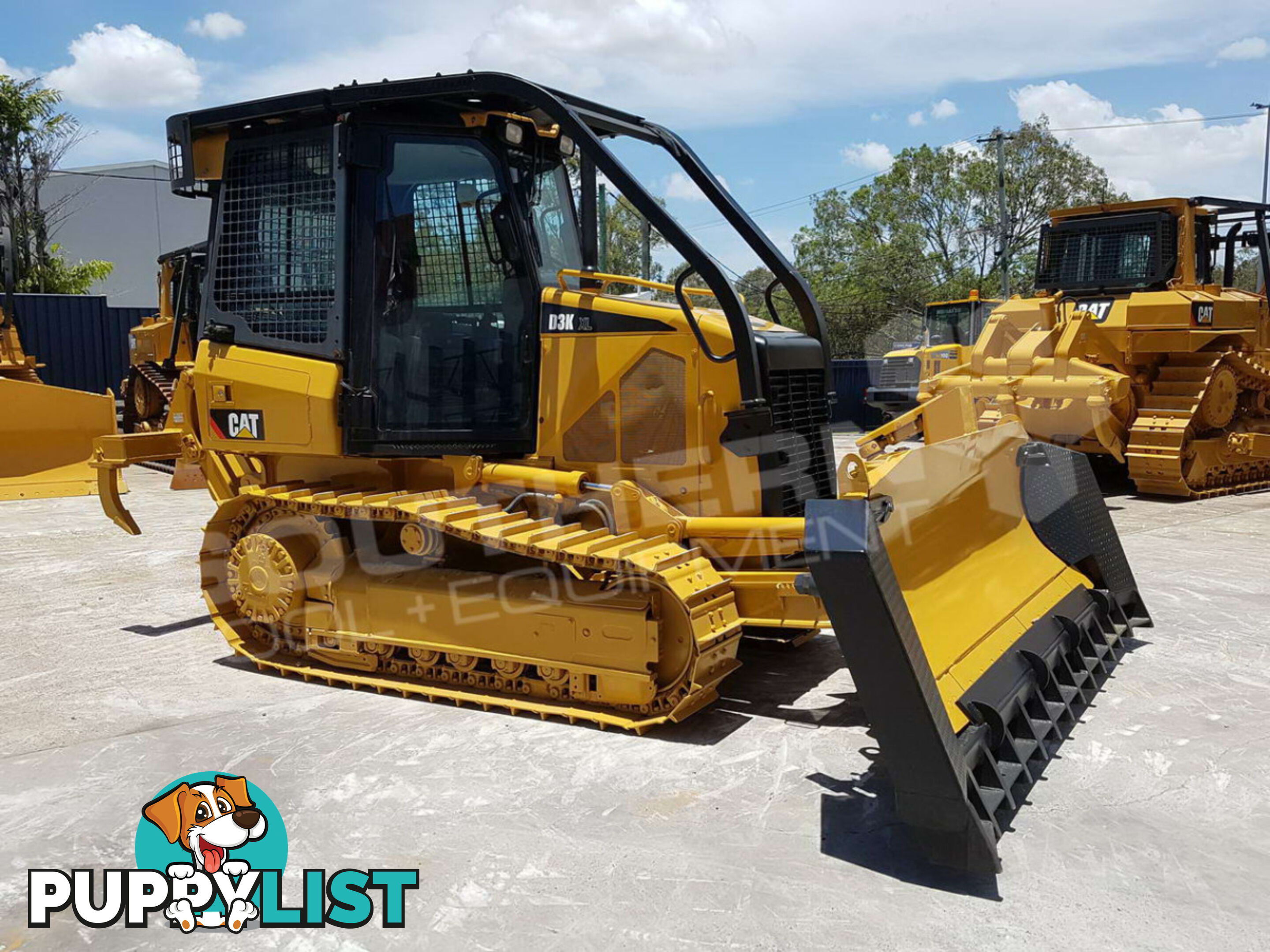 CATERPILLAR D3K XL Bulldozer Stick Rake fitted