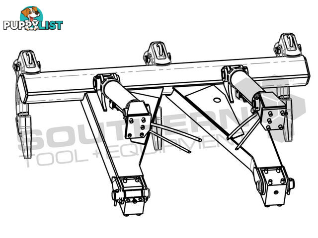 Caterpillar D5M Two Barrel Dozer Rippers