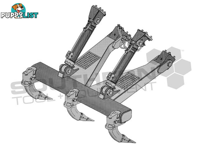 Caterpillar D5M Two Barrel Dozer Rippers