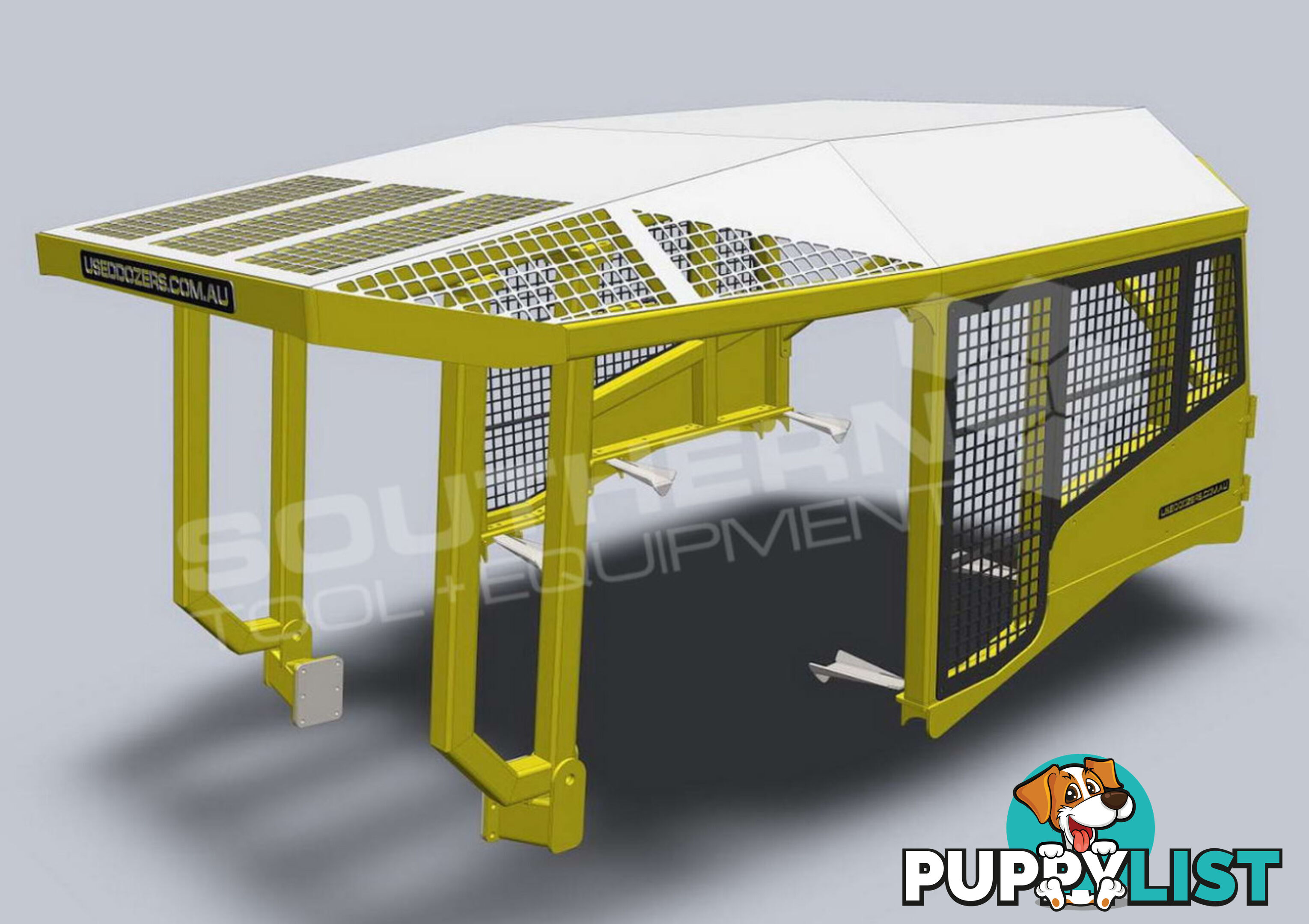 Caterpillar D6 Heavy Duty Turtle Scrub Canopy 