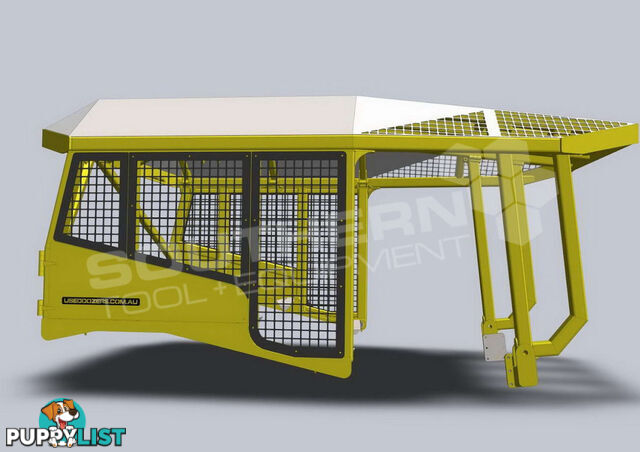 Caterpillar D6 Heavy Duty Turtle Scrub Canopy 