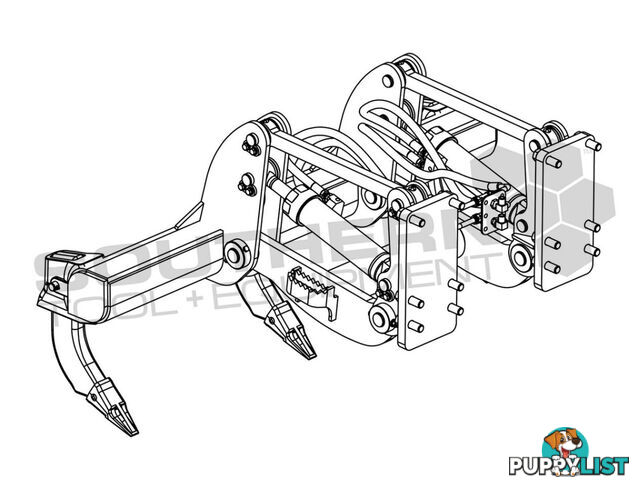 Caterpillar D3G Two Barrel Dozer Rippers